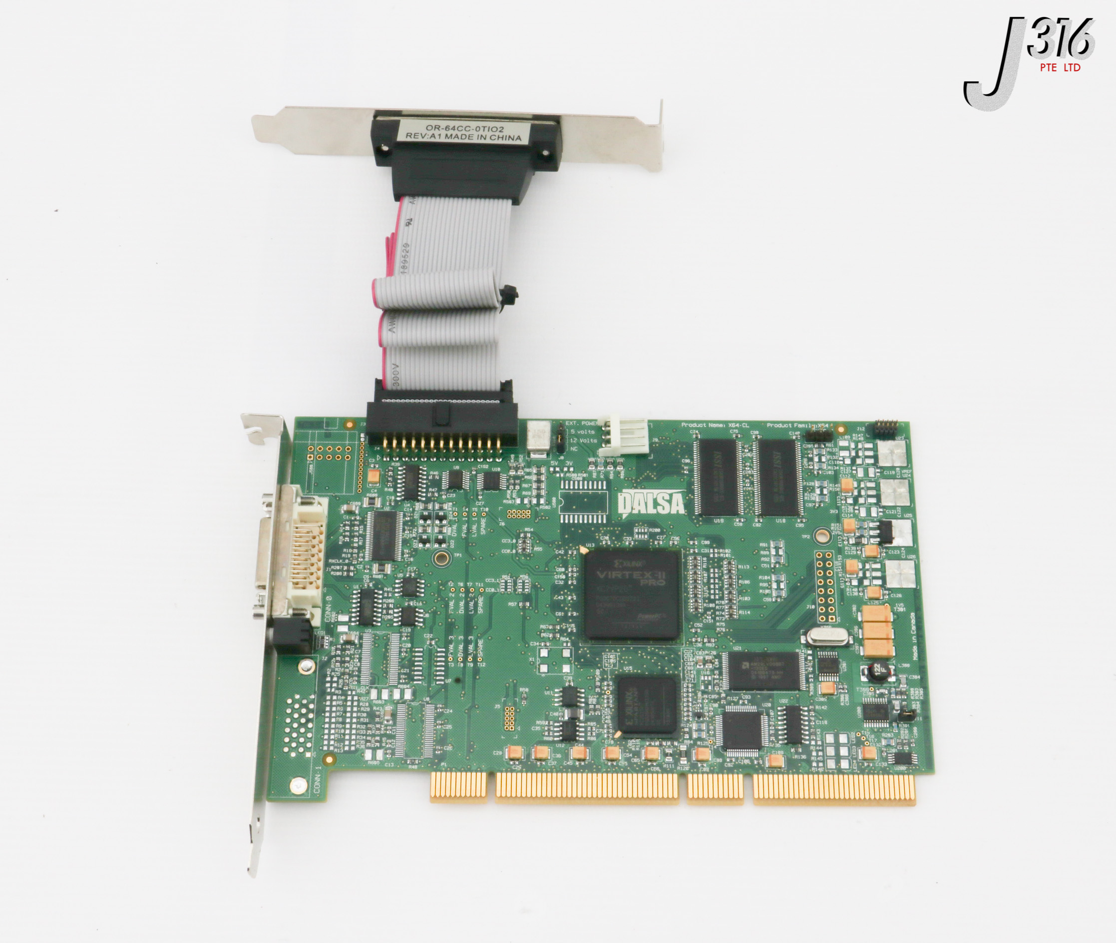31639 TELEDYNE DALSA PCB, FRAME GRABBER X64-CL W/ OR-64CC-0TIO2 OR